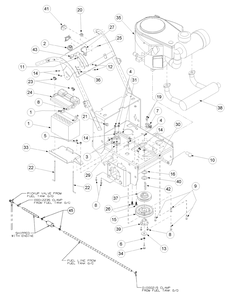 Part Location Diagram of KM-11013-7031 MTD Element-Air Filter